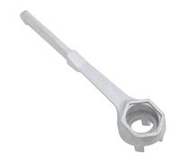 10 Inch Aluminum Bung Wrench, Drum Plug Wrench Tool for 10 15 20 30 55 Gallon Barrels, Spark Free Opener with Lightweight Durable Design, Perfect for Water Fuel Chemical Dru