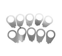 10 indicatori in metallo per manopole per chitarra elettrica, accessori per volumi di tono accurati sulle chitarre, misura della capacità della chitarra in metallo