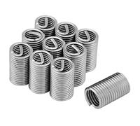 10 Inserti Filettati In Acciaio Inox 304 Filo di Riparazione Inserto Filo di Riparazione Filo Kit Filo Inserto Filo con Scatola, M8 X 1,25 X 3d
