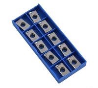 10 inserti in carburo APKT1604PDFR-MA3 H01 per taglio in alluminio, utensili a lama di tornitura con elevata resistenza all'usura e messa a terra per bordo