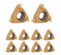 10 inserti in carburo da 11 A60 1/4 per utensili di controllo rotativo CNC