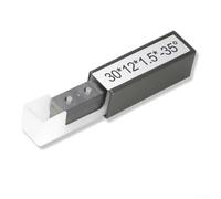 10 inserti in carburo indicizzabili quadrati 30 x 12 x 1,5 mm 35° per tornio legno utensile con 2 tagli per bordo