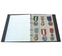 10 INSERTI per RACCOGLITORE DECORAZIONI MILITARI 6 TASCHE con PATELLA SEPARATORE