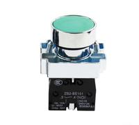 10 interruttori a pulsante momentanei da 22 mm, IP65, impermeabile, SPDT, normalmente aperto e chiuso, unipolare, doppio lancio, per apparecchiature industriali, montaggio a pannello, verde, rosso