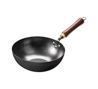 10 '' Iron wok a mano martellata wok cinese per una stufa a gas cottura a