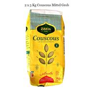 10 KG Couscous Medium Cous Zakia Grob Marocco Semola di Grano Duro Vegetariano