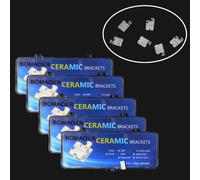 10 Kit Ortodontica dentale roth in ceramica 0.022 345 ganci bracket 20pcs/kit