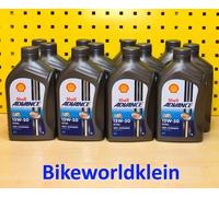 (10 €/ L) 12 L Shell Advance Ultra 15W50 Olio Moto Vollsynthetik per: Ducati