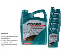 10 L ADDINOL Giga Luce Mv 0530 Ll olio motore 5W-30 per BMW Longlife-04 VW 504