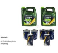 10 L fanfaro olio motore Pdx 5W40 Api Sn / Sm / Cf 6xMANNOL Perdita Fermata Filo