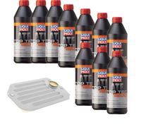 10 L Liqui Moly 1200 Trasmissione Vaico Filtro Olio per Audi 100 2.6 2.3 E