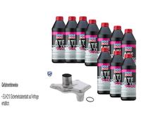 10 L Liqui Moly 1400 Trasmissione Vaico Filtro Olio per Nissan Murano II 3.5