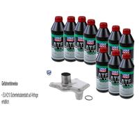 10 L Liqui Moly 1800 Trasmissione Vaico Filtro Olio per Nissan Murano II 3.5
