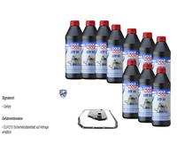 10 L Liqui Moly Atf III Vaico Filtro Olio Trasmissione per BMW 3er Cabriolet 320