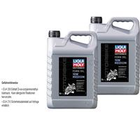 10 L Liqui Moly Olio per Forcella per Moto 10W Medium Olio per Ammortizzatore