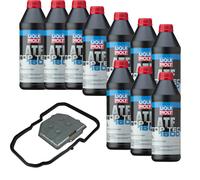10 L Liqui Moly Top Tec ATF 1600 MAHLE Filtro Olio Cambio Per Mercedes C-Class