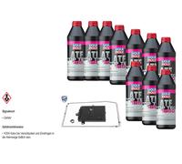 10 L Liqui Moly Top Tec Atf 1850 Vaico Filtro Olio Trasmissione per Ford Transit