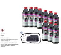 10 L Liqui Moly Top Tec Atf 1900 Vaico Filtro Olio Trasmissione per Mercedes