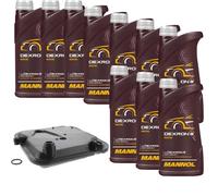 10.L mannol Dexron III Vaico Filtro Olio Trasmissione per Jeep Cherokee 2.8 CRD