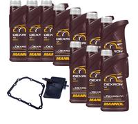 10 L MANNOL Dexron VI DENCKERMANN Filtro Dell'Olio Per Opel Saab YS3F 1.8 T 2.0