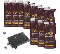 10 L MANNOL DEXRON VI VAICO FILTRO Olio Cambio Per Ford FCD FDD 2.0 ECOBLUE RWD