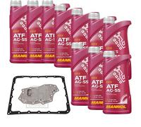 10 L mannol Olio Idraulico Atf AG55 Febi Filtro Trasmissione per Nissan Front