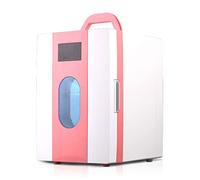10 L Mini Frigo Con Finestra Piccolo Frigorifero Portatile Con Raffreddamento E Riscaldamento Congelatore Compatto Da Viaggio Silenzioso Per Auto, Case, Uffici E Dormitori Alimentato AC / DC ( Color :