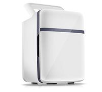 10 L Mini Frigo Frigorifero Per Auto Coolbox Elettrico Con Funzione Di Raffreddamento E Calore 2 Ripiani Regolabili Ottimo Per Camera Da Letto, Ufficio, Auto, Cura Della Pelle E Cosmetici 12 / 220 V