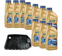 10 L RAVENOL ATF T-WS Set Cambio Automatico + Filtro BMW 1 E87 116i 120d E81
