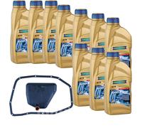 10 L RAVENOL ATF T-WS Set Kit Filtro Olio Cambio Per Audi A6 Avant RS6 quattro