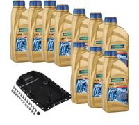 10 L RAVENOL ATF T-WS Set Olio Cambio Con Filtro Per BMW X1 E84 xDrive18d