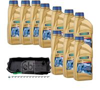 10 L RAVENOL ATF T-WS Set Olio Cambio Con Filtro Per BMW X1 E84 xDrive18d
