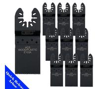 10 Lama Oscillante Multi Strumento Per Makita Dewalt Porter Cavo Skil Fein