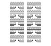 10 Lame Di Ricambio In Metallo, Compatibili Con Andis, Compatibili Con Wahl, Tagliacapelli Ad Alimentazione Rapida Serie KM A5, Lama Mobile For Tolettatura A5.