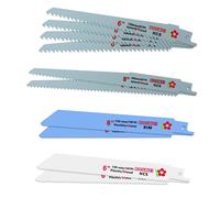 10 Lame per Sega a Gattuccio Universale Seghetto Lunghezza 150Mm/230Mm