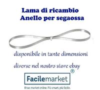 10 Lame Ricambio Anello Segaossa 1840x16x6 mm con Punte Temperate Salvador Made