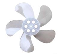 10 lame trasparenti di ricambio a 5 pale in plastica con copertura compatibile per supporto da scrivania o ventilatori Quiet Elite Nut Inch White Floor Fan Accessory Airflow