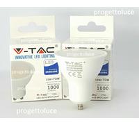 V-TAC Faretto LED con Chip Samsung e Attacco GU10, 10W (Equivalenti a 70W), 1000 Lumen, Luce Bianca Naturale.
