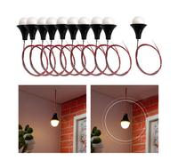 10 lampade LED precablate in miniatura per illuminazione di micro paesaggi e