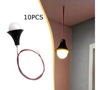 10 lampade LED precablate per scenari, edifici, tavolo di sabbia, micro