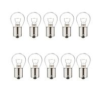 10 Lampadine 28 V 7 W Alogena BA15s Trasparente HELLA Per Diverse Auto.