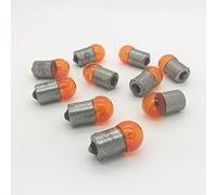 10 lampadine a baionetta 589 RY10W, color ambra, 12 V, 10 W, BAU15S 245FY, per moto e auto
