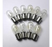 10 lampadine #Ba15D 110V #649 per Singer 221 Featherweight, 222 Babylock Bl1000