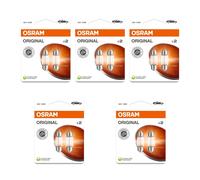 10 Lampadine C10W 12V OSRAM ORIGINAL LINE Adatte Per Diverse Auto