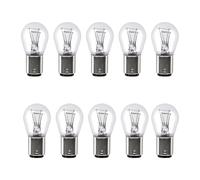 10 Lampadine Indicatore P21 5W 12V 21 5W BAY15d OSRAM ULTRA LIFE Per Auto