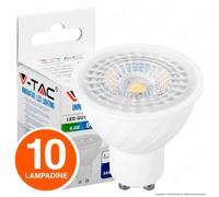 10 LAMPADINE LED Attacco GU10 3W a 10W Lampadina per Porta Faretto Incasso Spot