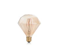 Ideal LUX Lampadina Vintage e27 4w Diamond Lampadina LED d 10,5 x h 13,5 cm