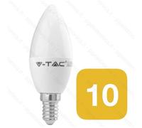 10 LAMPADINE LED E14 V-Tac 5,5W OLIVA PACK RISPARMIO LUCE Calda Naturale Fredda
