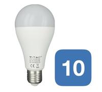 LAMPADINA LED E27 A65 17W BIANCO CALDO 200 GRADI VT-2017-LED4456 V-TAC