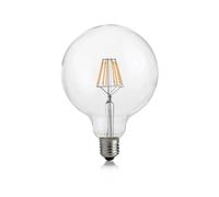 10 Lampadine Led Globo D125 E27 8 Watt 4000 K 920 Lm Trasparente [EEK: A++]
